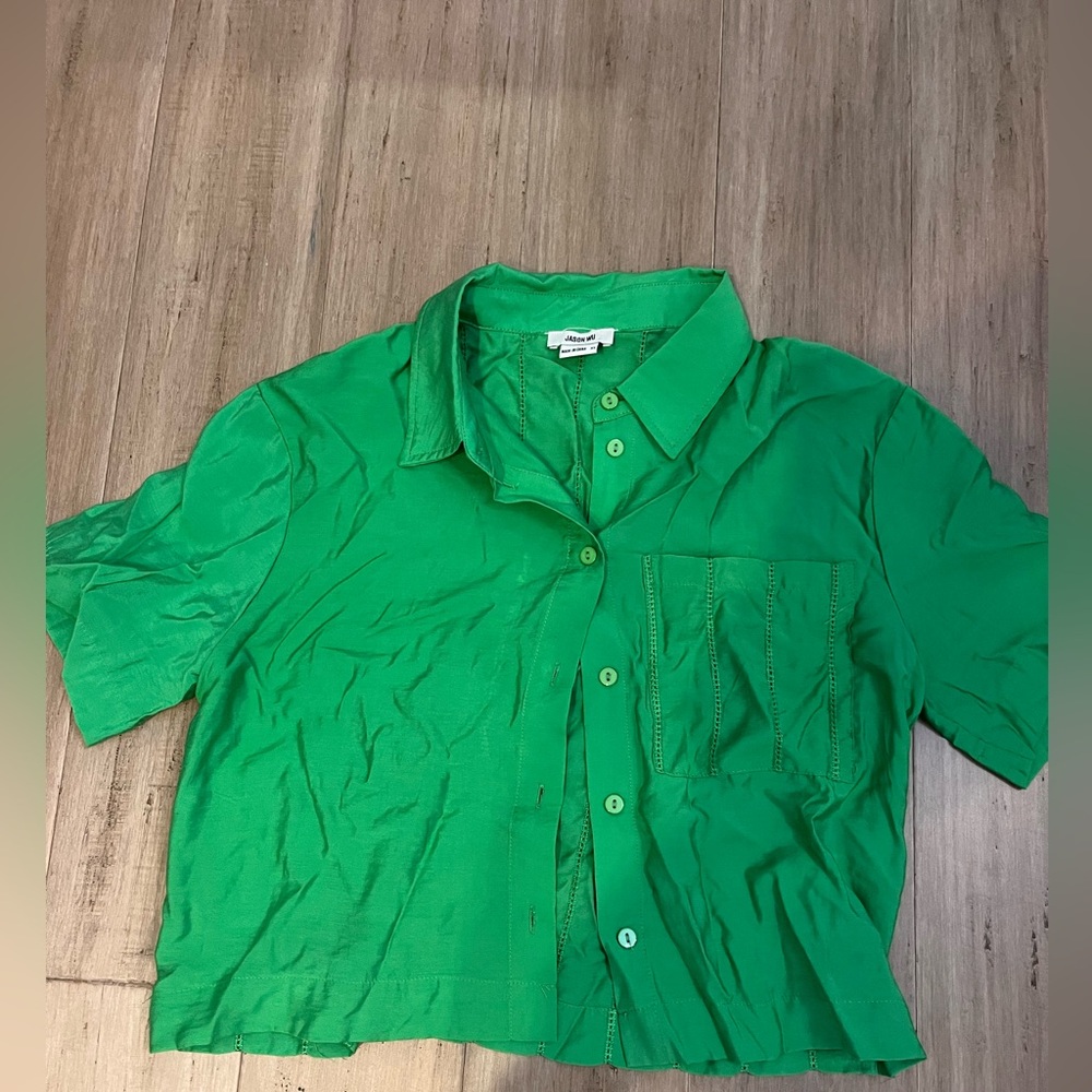 Jason Wu Short Sleeve Button Up - image 1